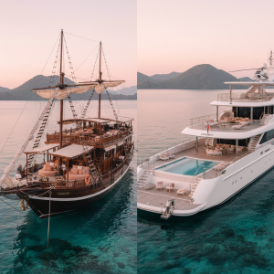 Phinisi vs Superyacht in Indonesia: Why the Traditional Schooner Wins
